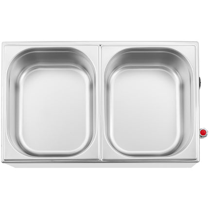 Royal Catering Bain marie electric heater with tap 2 x GN 1/2 600 W – image 6