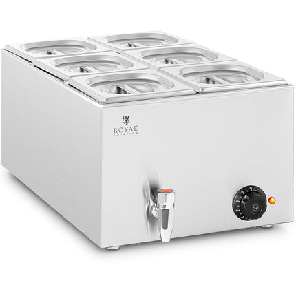 Royal Catering Bemar cooking heater 6 x GN 1/6 600 W – image 2
