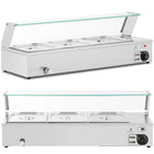 Royal Catering Bain marie food warmer heating buffet with cover 3 x GN 1/2 2000 W