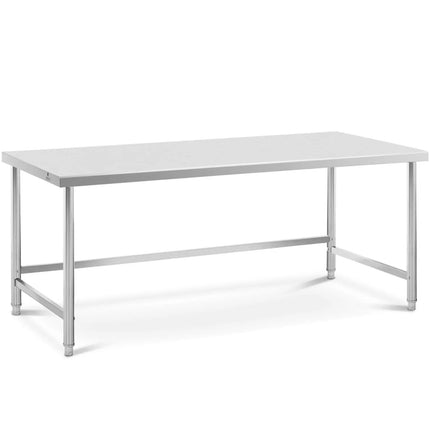 Royal Catering Table, central steel worktop, 200 x 90 cm, up to 100 kg – image 2