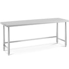 Royal Catering Kitchen table, stainless steel, 200 x 60 cm