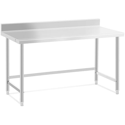 Royal Catering Worktop table steel stainless wall with a 200x70cm Rank – image 8