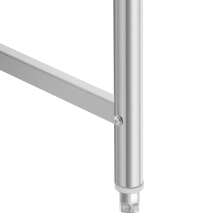 Royal Catering Worktop table steel stainless wall with a 200x70cm Rank – image 11