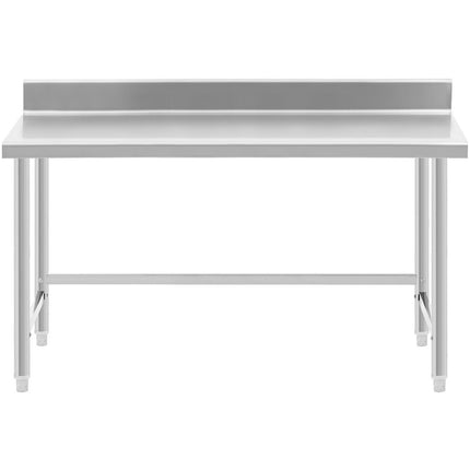 Royal Catering Worktop table steel stainless wall with a 200x70cm Rank – image 12