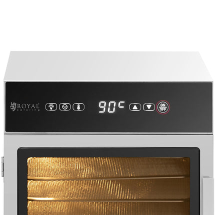 Royal Catering Food dryer for mushroom fruit vegetables herbs 6 gratings 30-90 C 500 W – image 3