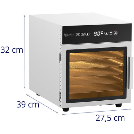 Royal Catering Food dryer for mushroom fruit vegetables herbs 6 gratings 30-90 C 500 W – image 6