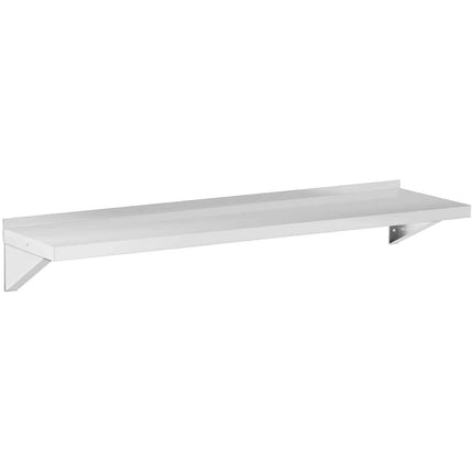 Royal Catering Wall hanging kitchen shelf of steel up to 80 kg 150 x 40 cm – image 2