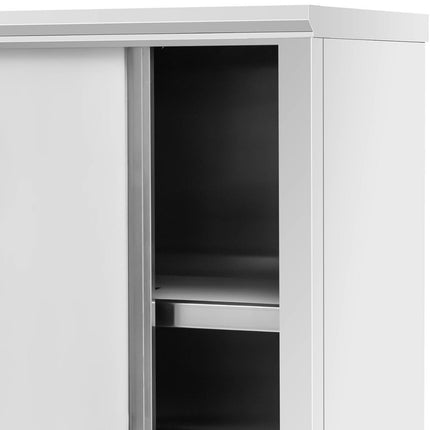 Royal Catering Storage cabinet stainless steel door sliding 120 kg 120 x 50 x 180 cm – image 11