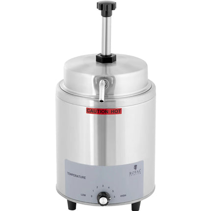 Royal Catering Electric sauce warmer with pump dispenser, 3.3 l, 550 W – image 6