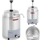 Royal Catering Electric sauce warmer with pump dispenser, 3.3 l, 550 W
