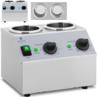 Royal Catering Double bottle warmer for hot sauces, 2 heating zones, 2x1 l