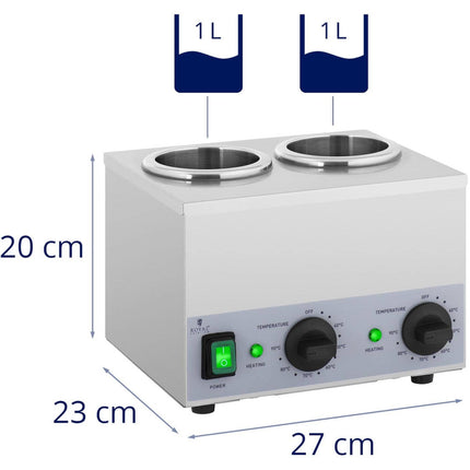 Royal Catering Hot sauce bottle warmer 2x 1L 40-90C 400W – image 7