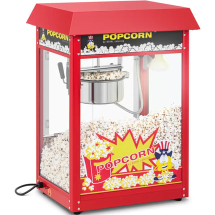 Royal Catering Retro popcorn popping machine TEFLON 1600 W 5-6 kg/h - red – image 2