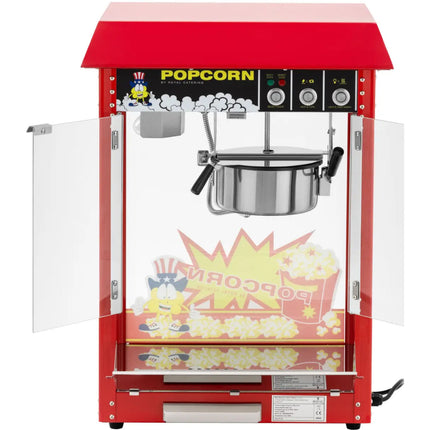 Royal Catering Retro popcorn popping machine TEFLON 1600 W 5-6 kg/h - red – image 7