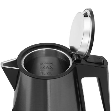 Royal Catering Hotel welcome kettle electric with tray 1,2 l 1800 W black – image 3