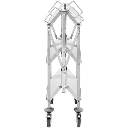 Royal Catering Folding catering waiter trolley, stainless steel, 3 shelves, up to 90kg – image 5