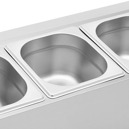 Royal Catering Display stand for catering containers 6 x GN 1/6 11.4 l + containers with lids – image 4