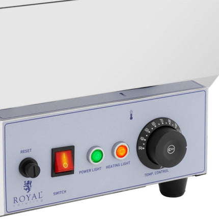 Royal Catering Bemar electric heater station for fondue soup chocolate 1500 W 2 x 7 l – image 3