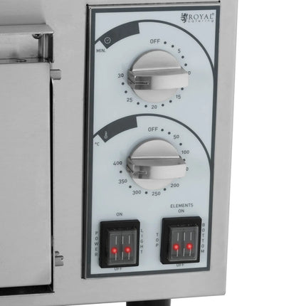 Royal Catering Professional two-chamber pizza oven for 2 pizzas. 35 cm 4400 W – image 3