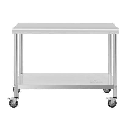 Royal Catering Metal table catering with wheels with shelf STAL 70 x 100 cm – image 7