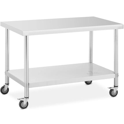 Royal Catering Metal table catering with wheels with shelf STAL 70 x 100 cm – image 11