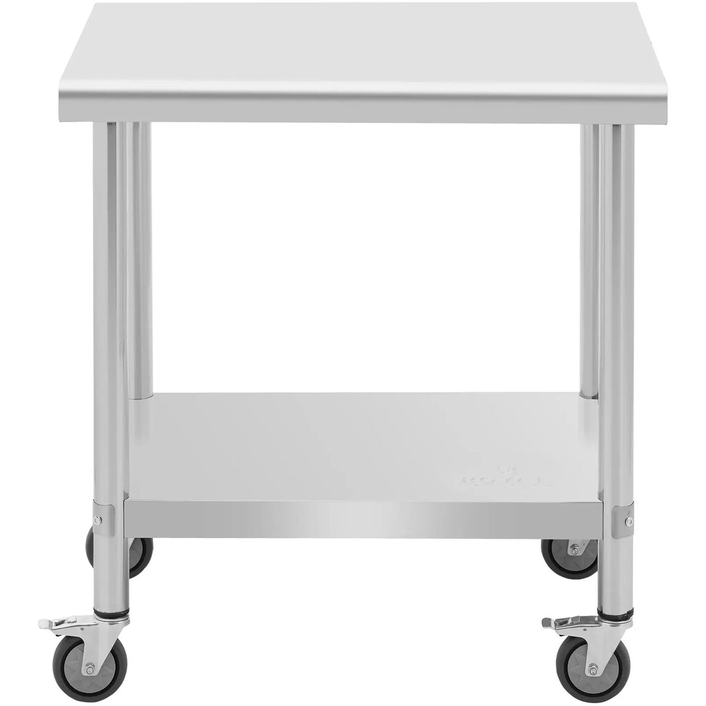 Royal Catering Table worktop on wheels, 2 levels, 60 x 80 cm, STEEL, up to 135 kg – image 2