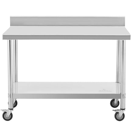Royal Catering Metal table catering with wheels and a top STAL 70 x 120 cm – image 2
