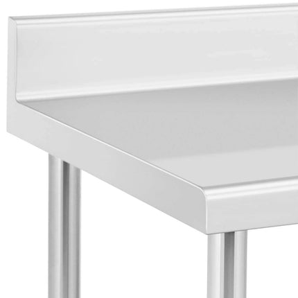 Royal Catering Metal table catering with wheels with shelf and a Randle STAL 60 x 150 cm – image 3