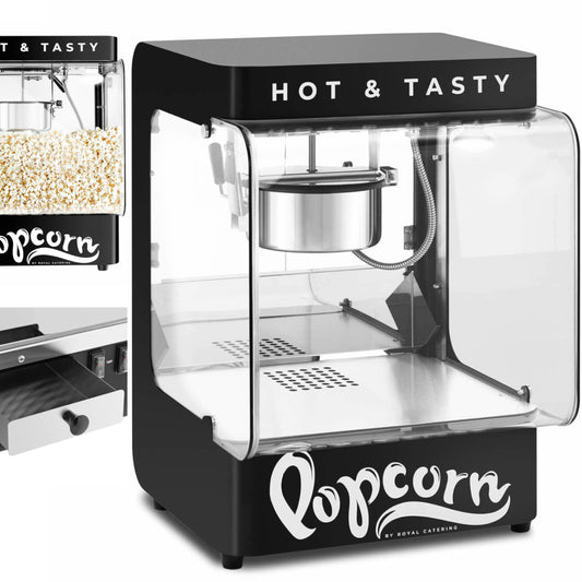 Royal Catering Machine for burning popcorn 4-5 kg/h 1.2 l black