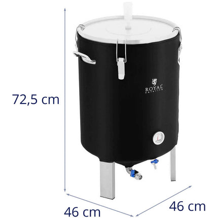Royal Catering Container fermenting boiler wine beer fermenter with insulation 0-40C 60 l – image 5