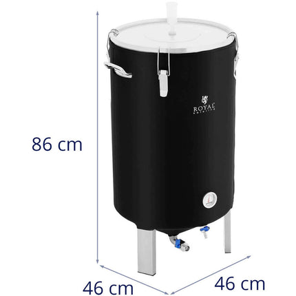 Royal Catering Container fermenting boiler wine beer fermenter with insulation 0-40C 60 l – image 9