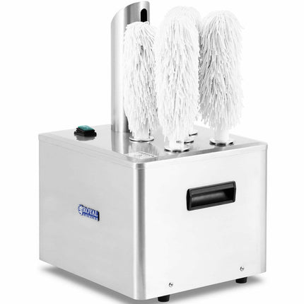Royal Catering Polisher machine for polishing glass glasses with 5 brushes 1320 W – image 2
