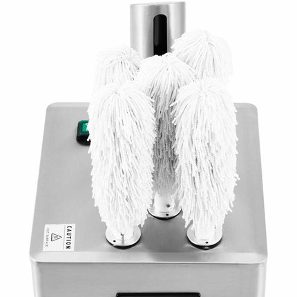 Royal Catering Polisher machine for polishing glass glasses with 5 brushes 1320 W – image 4