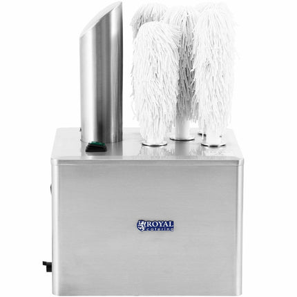 Royal Catering Polisher machine for polishing glass glasses with 5 brushes 1320 W – image 5