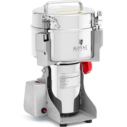 Royal Catering Professional electric grinder for spices, herbs, coffee, nuts, 1000 g, 3000 W – image 8