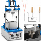 Royal Catering Waffle-bake machine waffle cones for ice cream 50 - 60 waffles / 74 x 124 mm