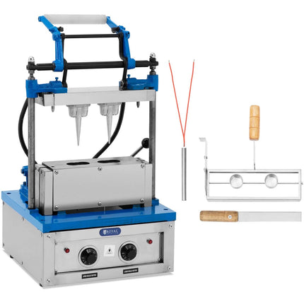 Royal Catering Waffle machine for baking cones waffles for ice cream 100-120 waffles / h 74 x 124 mm – image 2