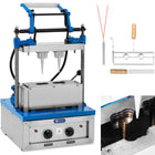 Royal Catering Waffle machine for baking cones waffles for ice cream 100-120 waffles / h 74 x 124 mm