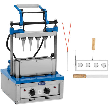 Royal Catering Waffle Machine for Baking cone waffles for Ice Cream 100-120 waffles / 47 x 112 mm – image 2
