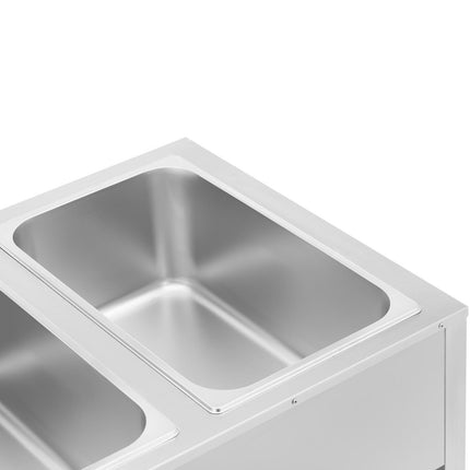 Royal Catering Bain-marie catering heater with base, free-standing 2 x GN 1/1 1265 W – image 4