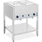 Royal Catering Bain-marie catering heater with base, free-standing 2 x GN 1/1 1265 W