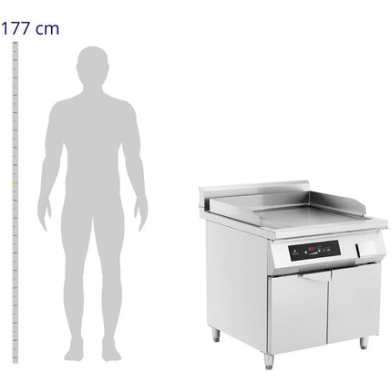 Royal Catering Smooth free-standing induction grill 720 x 610 mm 80-300 C 10000 W – image 3