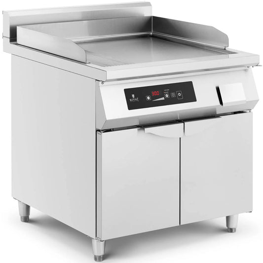 Royal Catering Smooth free-standing induction grill 720 x 610 mm 80-300 C 10000 W
