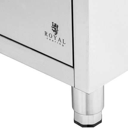 Royal Catering Free-standing catering cabinet with 3 drawers, STEEL, 50 x 60 x 87 cm – image 4
