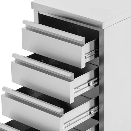 Royal Catering Free-standing catering cabinet with 3 drawers, STEEL, 50 x 60 x 87 cm – image 8