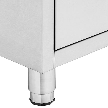 Royal Catering Free-standing catering cabinet with 3 drawers, STEEL, 50 x 60 x 87 cm – image 9