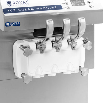 Royal Catering Italian ice cream machine 1350 W 16 l/h - 3 flavors – image 2