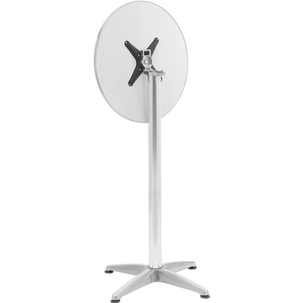 Royal Catering Table, round, high, foldable bar table, dia. 60 cm 115 cm silver - 2 pcs. – image 2