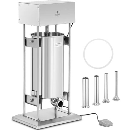 Royal Catering Electric vertical sausage stuffer, 4 funnels, 25 l, 350 W – image 2