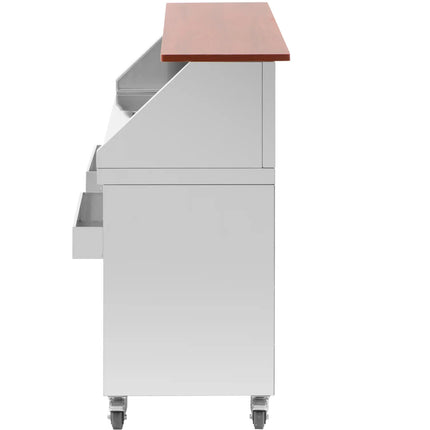 Royal Catering Bar station with ice compartment and shelves for 180 cm bottles – image 11